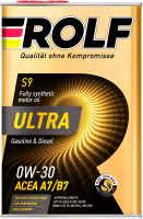 Масло ROLF S9 Ultra 0W30 Acea  A7/B7 синт.4л.