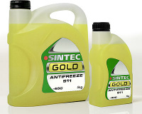 Антифриз SINTEC Gold-OEM G/S11/G12 желтый 5кг