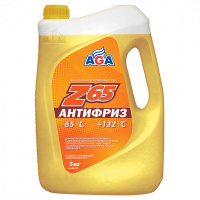 Антифриз AGA Z65 желтый  5кг.