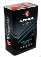 Масло Azmol Ultra plus 0w30 4л (металл)