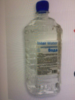 Вода дистиллированная Inter Water 1л.