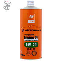 Масло Autobacs Engine Oil FS 0w20 SP/GF-6A син.1л.(оранж.канистра)