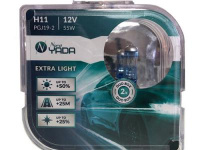 Лампы H11 12V55W NORD YADA EXTRA LIGHT +50% (2шт)