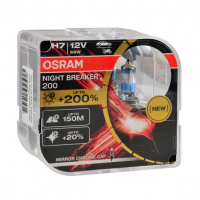 Лампы H7 12V55W OSRAM Night Breaker 200 + 200% (64210NB200-HC)